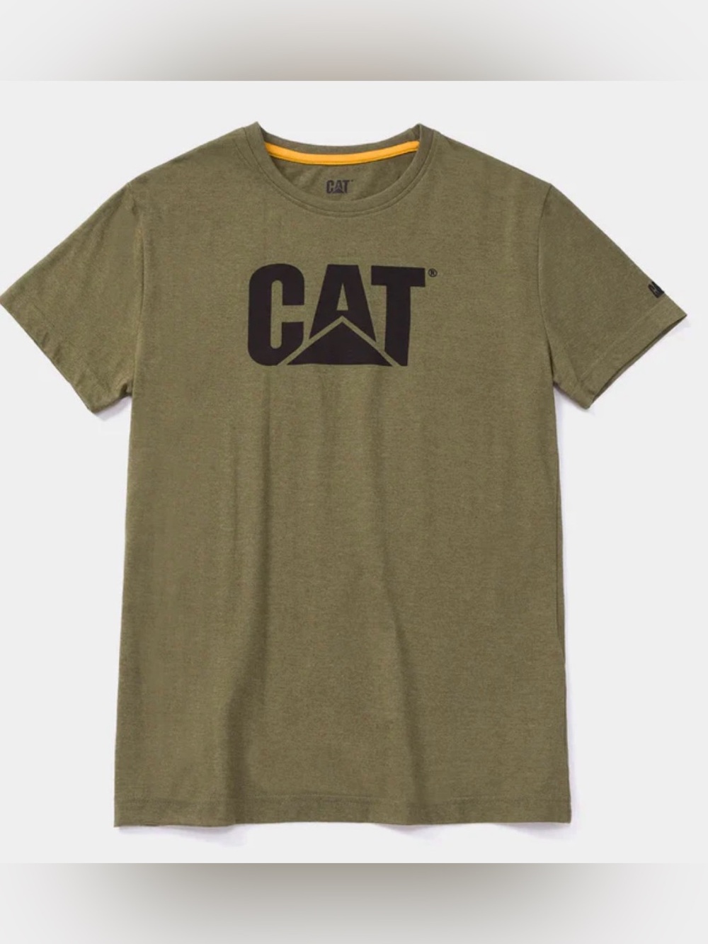 NWT Women’s Caterpillar CAT Equipment TM Logo T-shirt Green Black